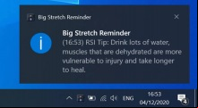 Big Stretch Reminder